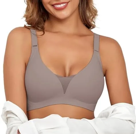 xcutting wireless mesh seamless everyday bras no underwiregrey 3xl